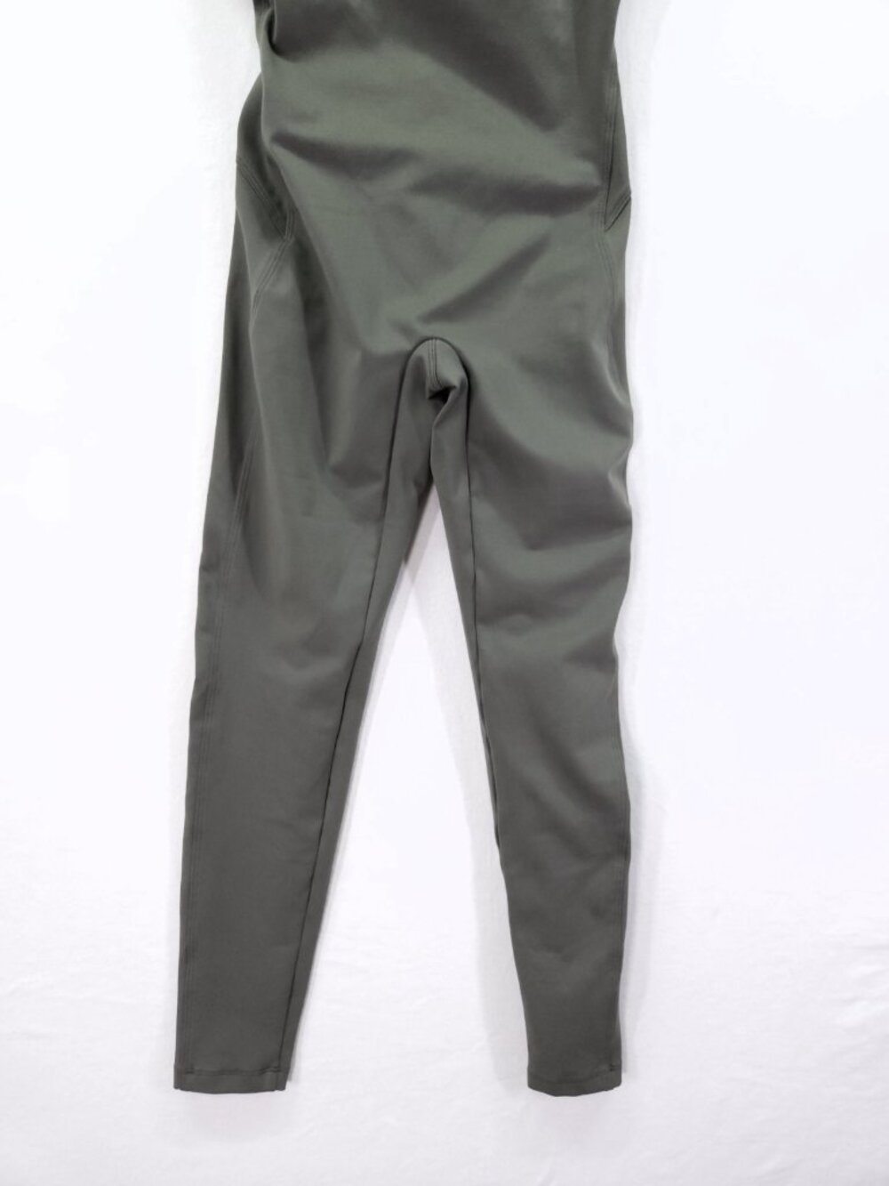 Bombshell Sportswear Sculpt Full Bodysuit Size Medium Olive Green - Picture 14 of 15